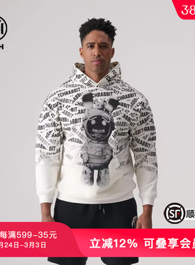 TCH轻奢春秋新款宽松烫钻连帽卫衣男女经典系列T72A126012