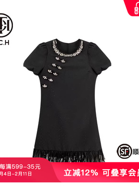 TCH新中式系列手工款显瘦气质时尚黑色连衣裙T72B30E9066