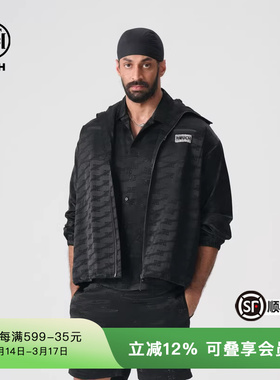 TCH轻奢春秋新款时尚烫钻宽松满印休闲外套连帽T72A276001