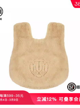 TCH春秋新款可爱毛茸茸手提包时尚小众手拎小方包T72C406002