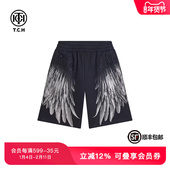 TCH潮牌烫钻休闲短裤 百搭T72B216082 个性 男女同款 春春秋新款