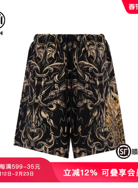 TCH潮牌纯棉中长款休闲裤松紧腰阔腿裤女夏季新款裤子T72B216083