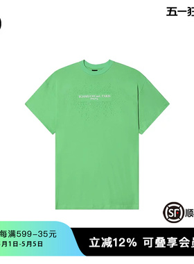 TCH潮牌轻奢潮牌满钻胶印字母简约风休闲时尚百搭T恤T69C106067