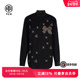 TCH轻奢烫钻蝴蝶结时尚 休闲设计感立领外套女春秋新款 T75C17B1001