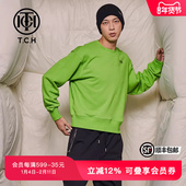 TCH轻奢潮牌春秋新款 潮流绿色时尚 保暖加厚卫衣T69C116031