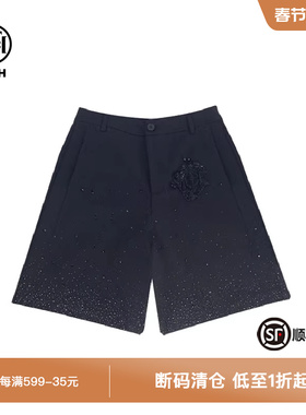 TCH新中式系列满钻高腰百搭短裤T72B21E9021T72B21E9022