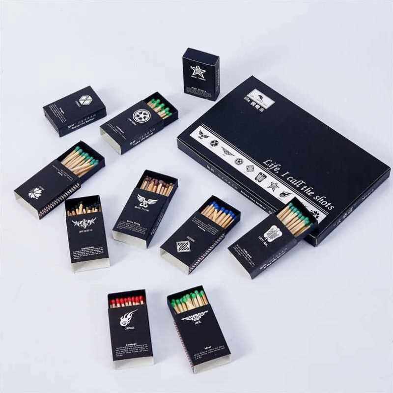 泊头老式火柴一次性洋火复古怀旧高级野炊应急点烟火材火彩批 发