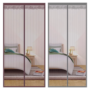 全磁条金刚魔术贴防蚊门帘自装磁性纱窗门入户门自粘纱门纱窗网沙