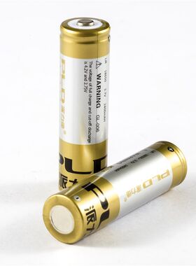 派力德电池强光手电筒专用18650电池可充电3.7V平头带保护锂电池