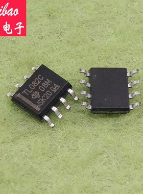 国产 TL082CDT 芯片 运算放大器 双路 36V 4MHZ 16V SOP-8 赛宝