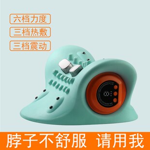 多功能颈椎按摩器热敷助睡眠修复脉冲震动护颈神器按摩枕头仪