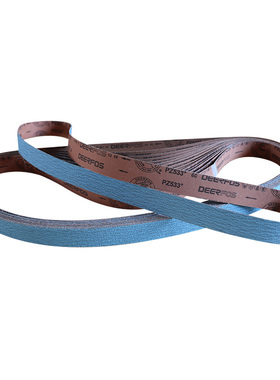 鹿牌PZ533锆刚玉50*2100mm蓝色砂带金属铝铸件铝合金打磨抛光沙带