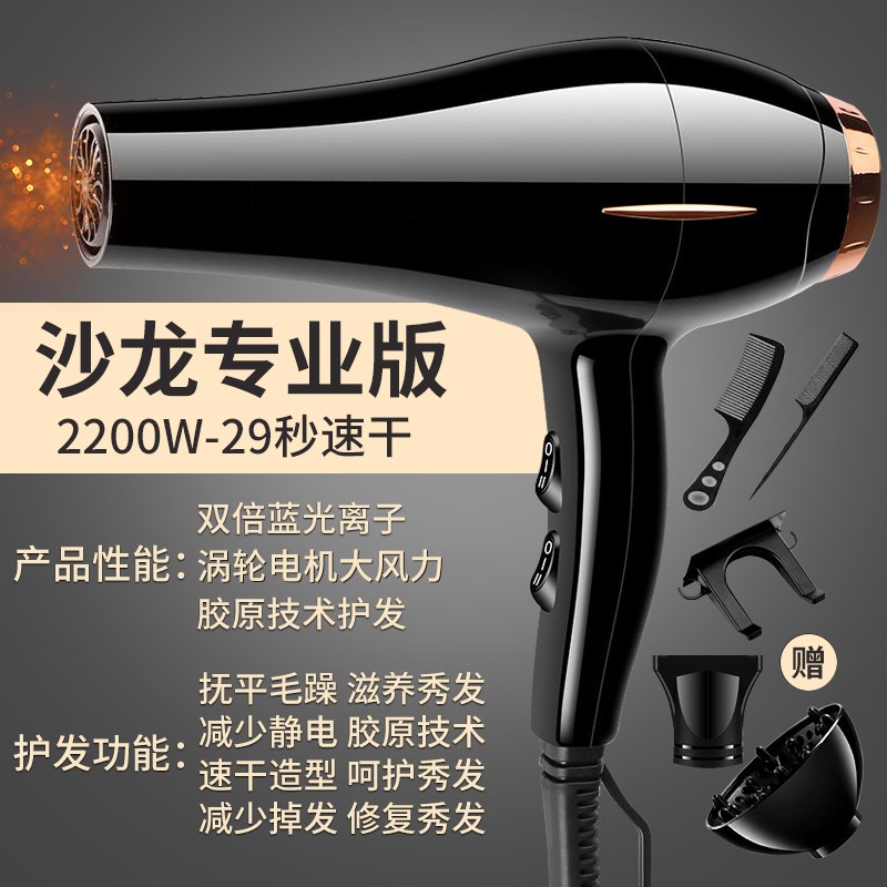 早鱼电吹风机家用理发店专用大功率发廊速干热风发型师推荐风筒图片