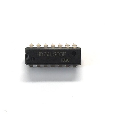 HD74LS03P 直插 74LS03 与非门/带开路集电极 DIP-14  赛宝电子