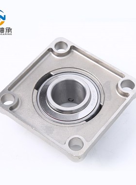 不锈钢外球面方形带座轴承SUCF204 205 206 207 UCF208 209 21012