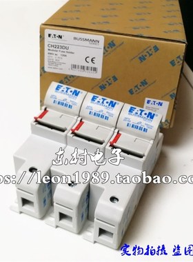 BUSSMANN熔断器座CH223B CH223DU 125A 690V 22X58圆柱保险丝座