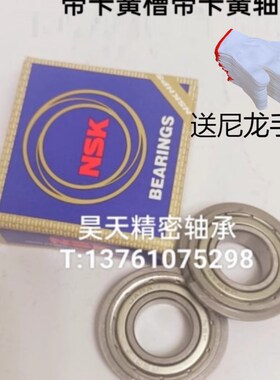 NSK带卡簧轴承6200 620o1 6202 6203 6204 6205 6206 6207NDD ZZN