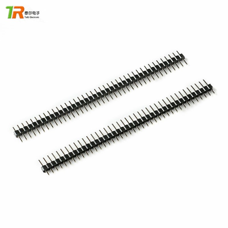 2.0MM单排针 双排直针 1*40P 2x40P 40针 单排直针 插针 针长8.7