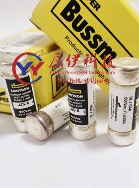 EATON保险丝 BUSSMANN熔断器JJS-1/2/3/6/10/15/20/25/30 600V