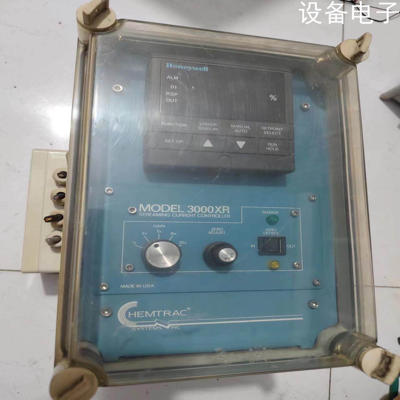 (设备配件)拆机美国CHEMTRAC流动电流控制器一台,3000XR型,