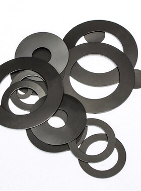 M12黑色石墨尼龙垫圈超薄平垫片 外径17/20 厚0.2 0.3 0.4 0.5-1