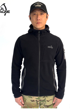 Voir La Montagne 见山男士D1开衫连帽抓绒上衣保暖防静电