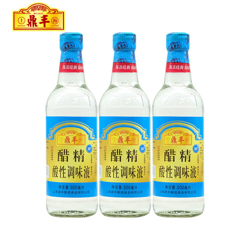 鼎丰500ml高浓度食用醋泡脚除垢