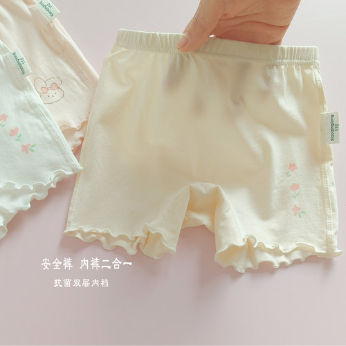 女童安全裤纯棉夏季薄款