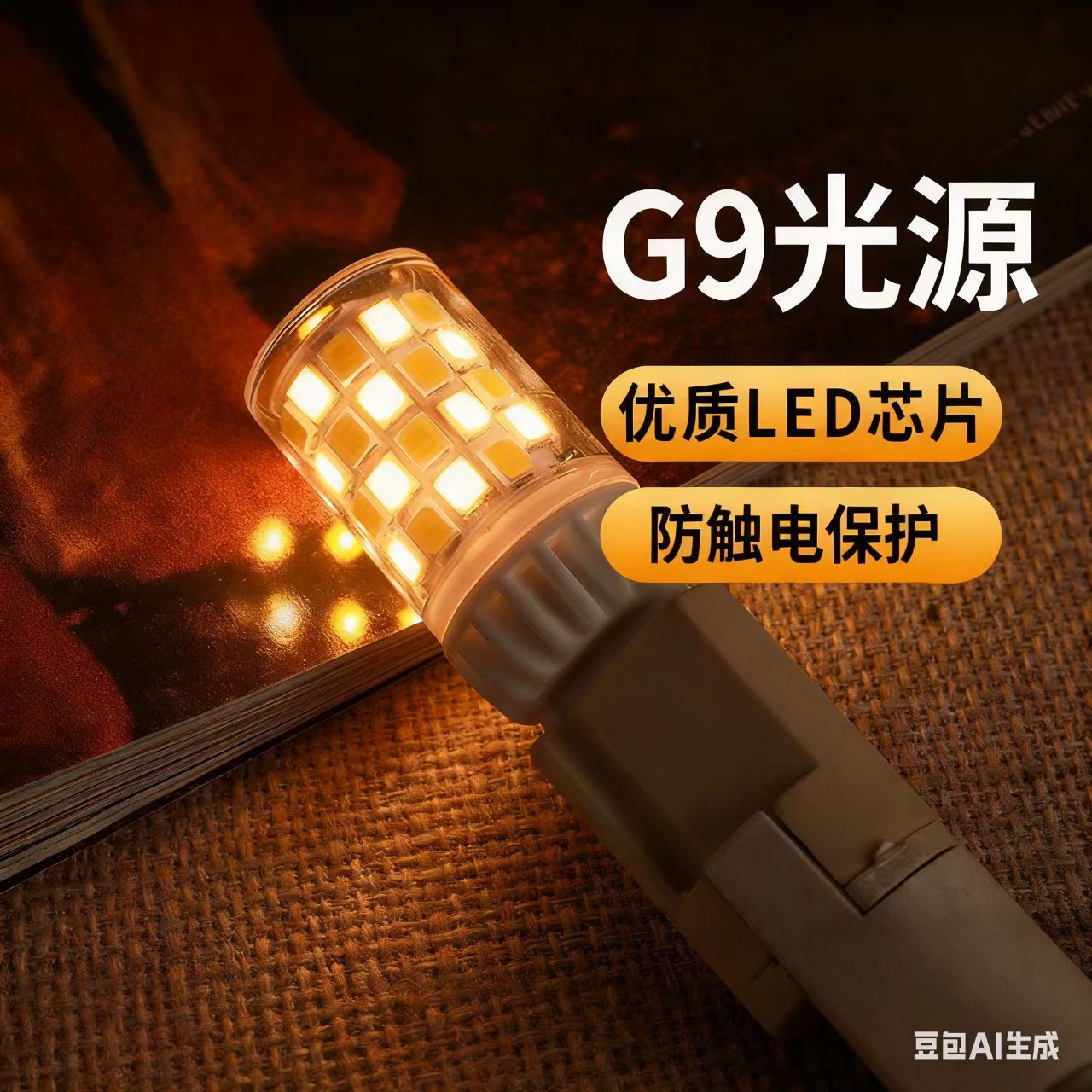 雷士照明G9灯泡led吊灯专用替换