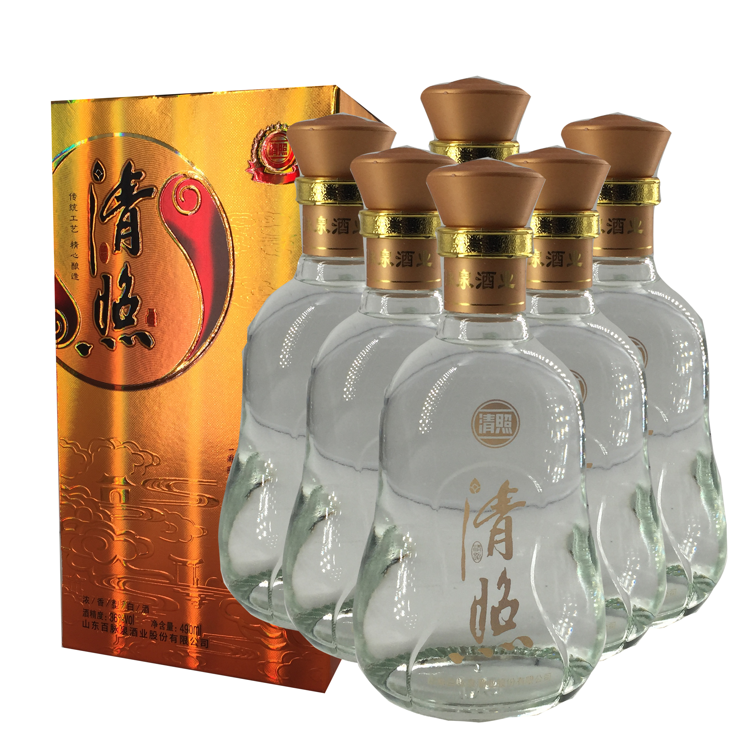 山东济南特产 百脉泉清照36度清照词 清照酒 浓香白酒特价包邮