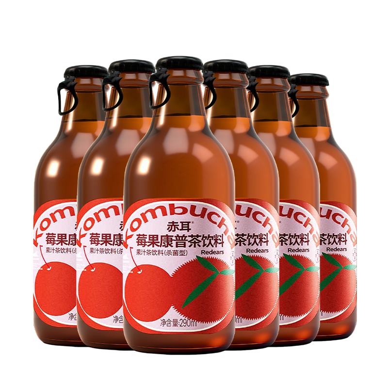赤耳莓果康普茶饮料290ml