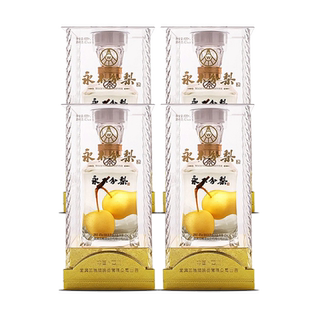 五粮液股份40度永不分梨酒620ml礼盒白酒梨味酒蒸馏配制酒 双梨