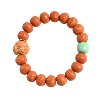 若悟土豪猴头手串雕刻恶僧手链