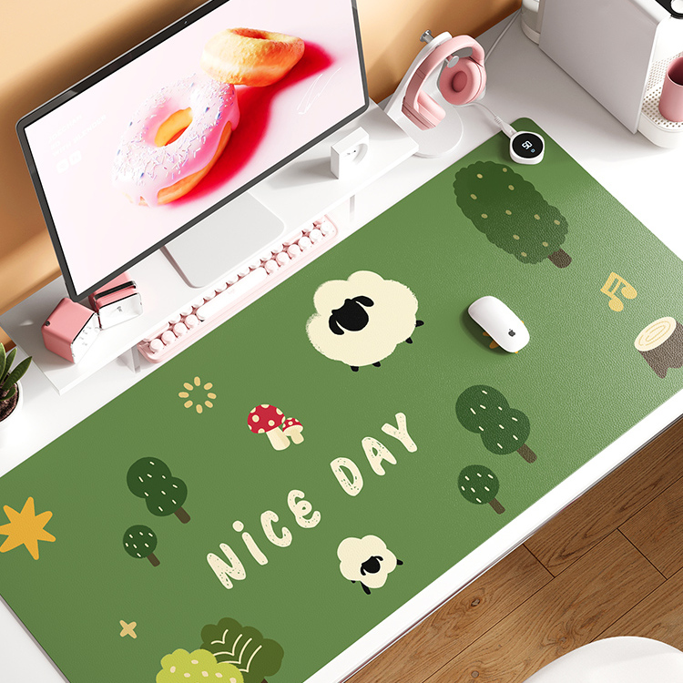 加热鼠标垫超大暖桌垫