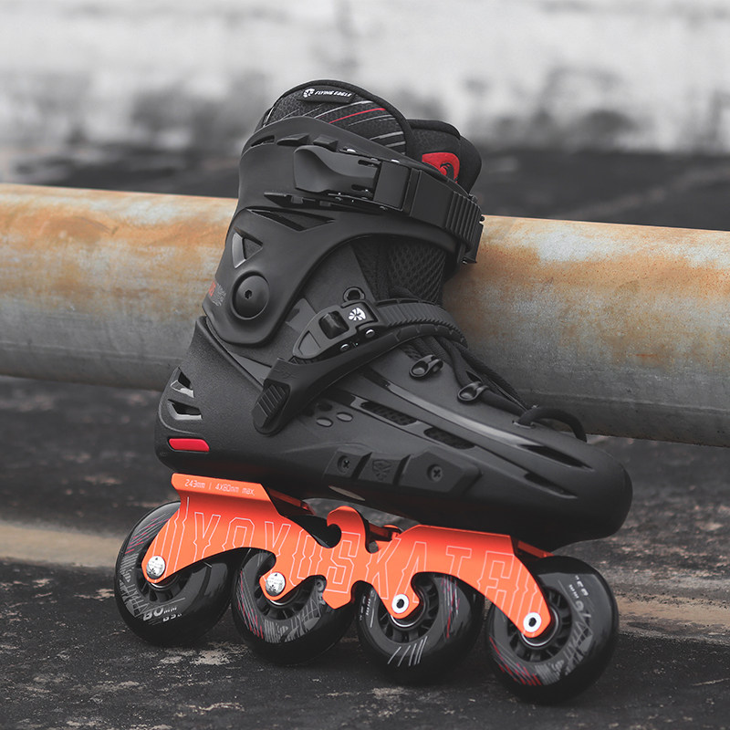 柚子&飞鹰mars联名款轮滑鞋平花刷街冰球溜旱冰初学进阶巫师滑行