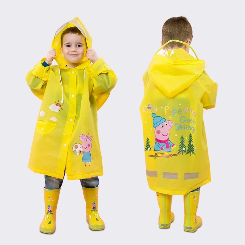 儿童小孩子防雨罩衣海边薄款厨房全身衣服男宝宝围裙