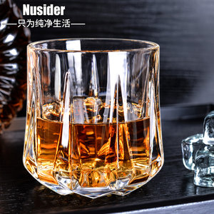 推荐Thickened whiskey glass creative glass set crystal wine