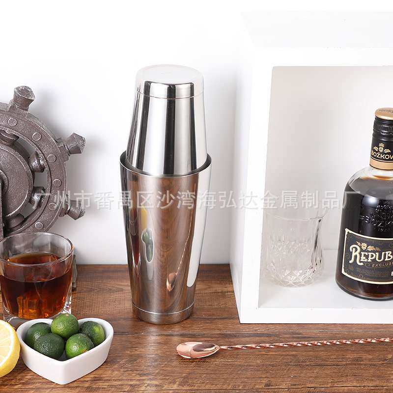 304不锈钢波士顿杯鸡尾酒调杯不锈钢雪克杯厅杯不锈钢调酒器
