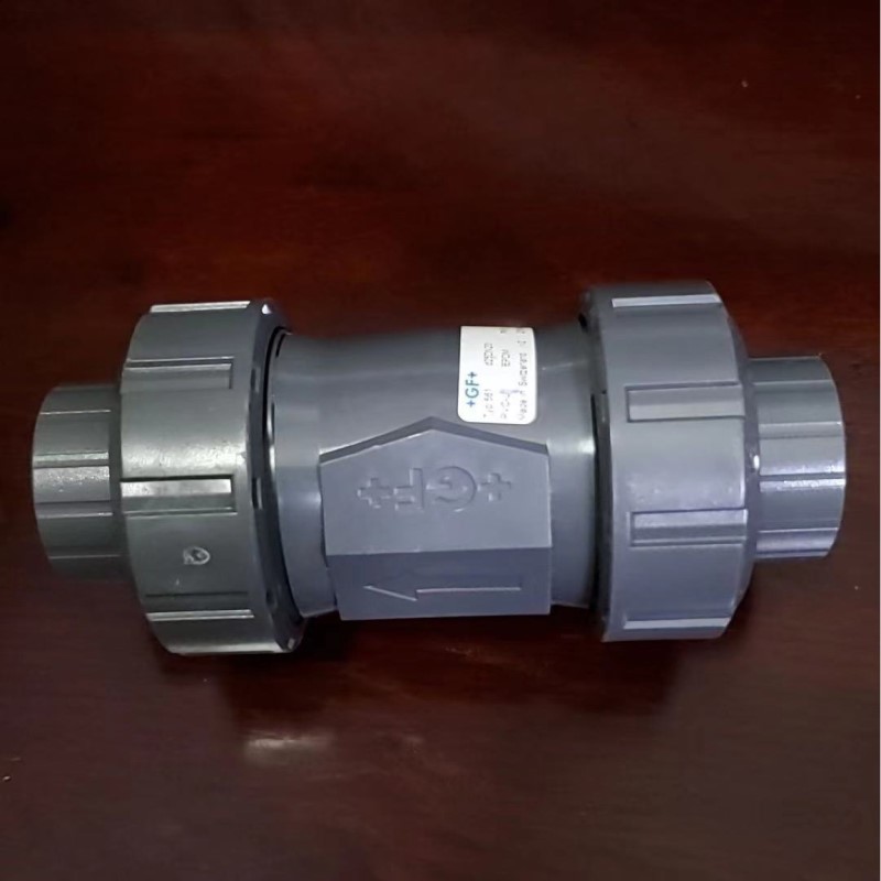 瑞士进口GF UPVC561型止回阀PVC双由令逆止阀单向阀PVC双由令球阀