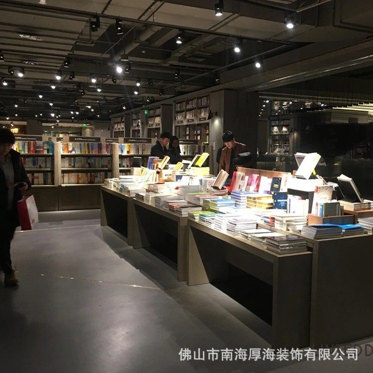 商场创意书店书柜双面三层图书馆展示柜 简易书柜书店中岛柜落地