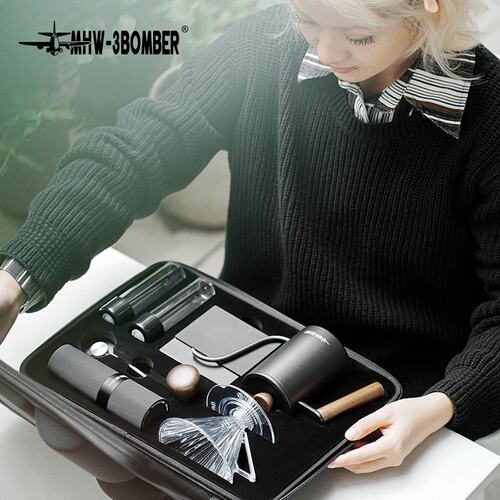 MHW-3BOMBER轰炸机咖啡便携收纳包 磨豆机手冲壶滤杯户外咖啡套装