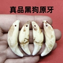 真黑狗牙吊坠男女藏獒项链宝宝婴儿土狗压惊夜路本命年真狗牙挂件
