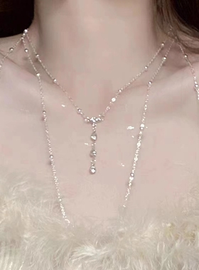 锁骨链女生高级感气质颈链流苏