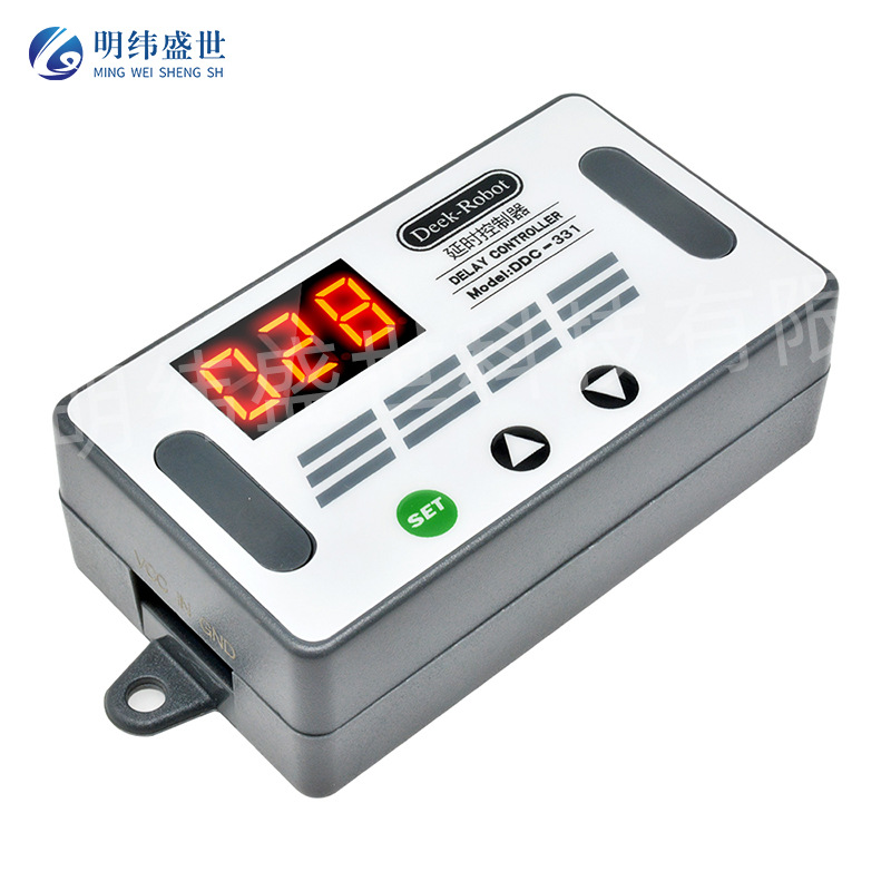 DDC-331 12V数显延时控制器时间继电器模块 循环延时断电定时器