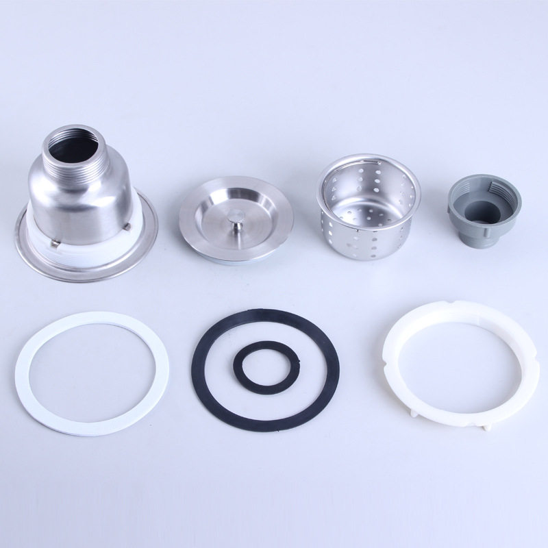 OQ5M批发洗菜盆下水器304不锈钢下水器加长牙陶瓷盆提篮下水防臭,家装主材,下水器,淘宝优惠券,粉丝福利购,淘宝优惠卷