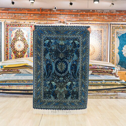 天匠真丝手工波斯地毯90x140cm