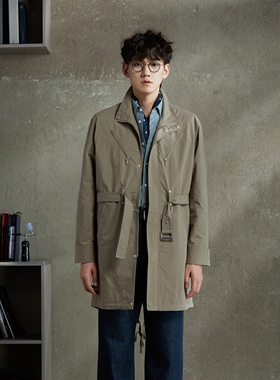 2色parka风衣｜M65秋冬小廓形通勤防风日本面料高密混纺外套男潮