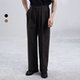 2色双摺棉西裤 日本制391g重磅斜纹棉水洗宽松休闲长裤 男百搭通勤