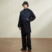 2色纯羊毛棒球领大衣｜TrigCo重磅730g中长款 廓形外套男秋冬原创