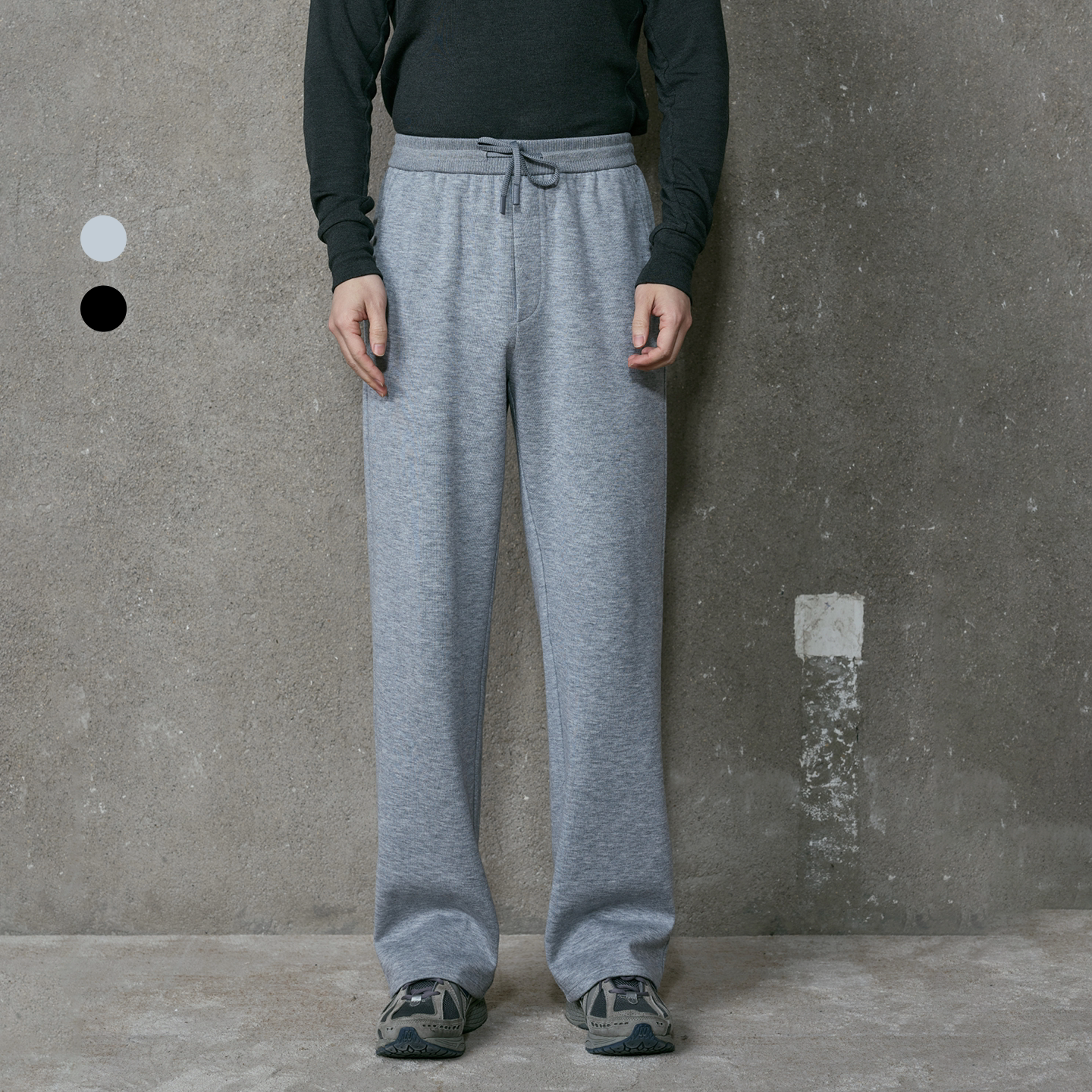 进店必买卫裤5.0｜TrigCo100支超细羊毛混纺宽松直筒休闲裤男薄厚